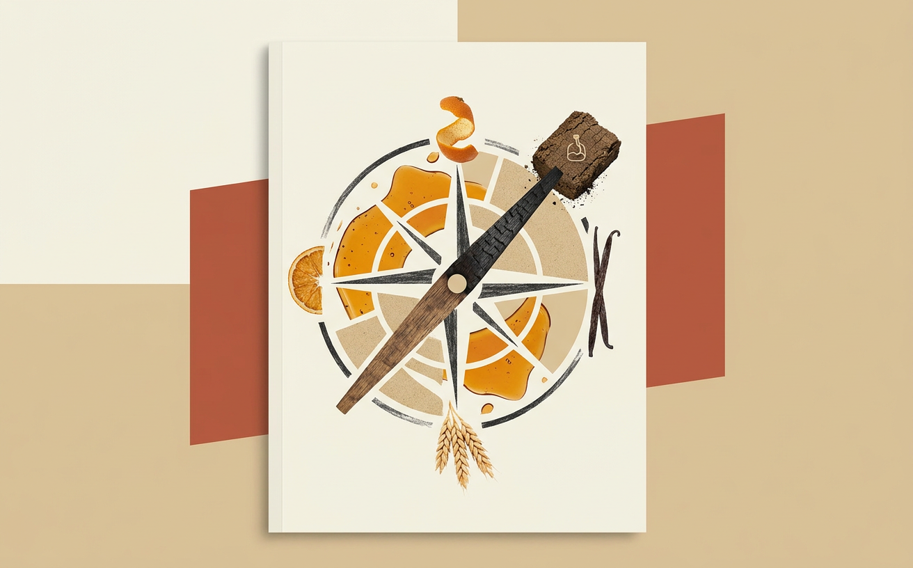 Composición editorial inspirada en Cata de whisky para principiantes