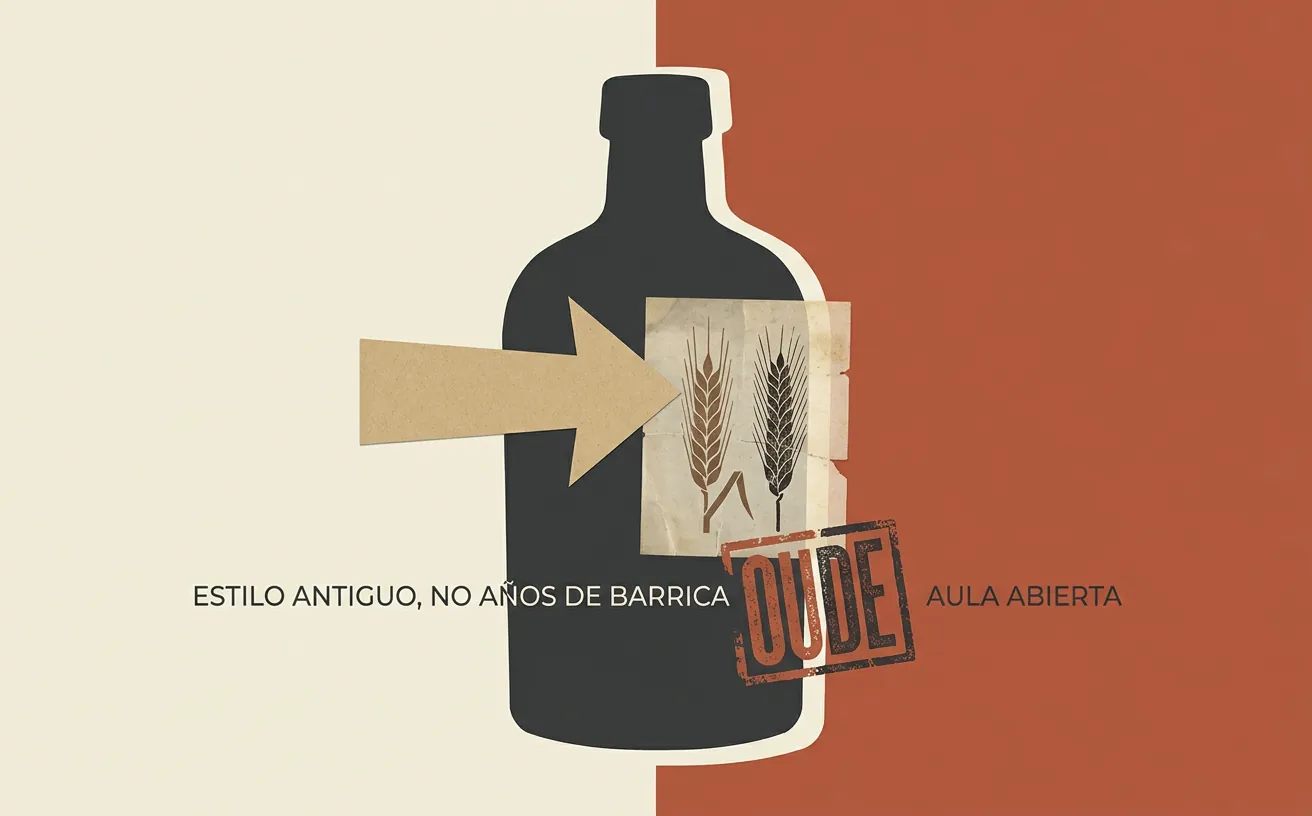 Composición editorial inspirada en Qué significa Oude Genever: estilo antiguo, no edad de barrica